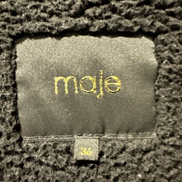 Maje (size French 36) - Women’s Midnight Blue Jacket - Picture 6 of 7